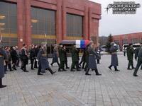 (открыть ссылку) Московская область, Мытищинский район, Федеральное Военное Мемориальное кладбище. Похороны Виктора Дмитриевича Благова (8 апреля 2019 года)
