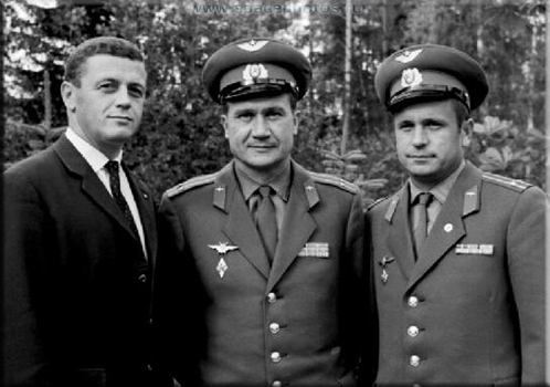 Экипаж "Союза-7": В.Н. Волков, А.В. Филипченко и В.В. Горбатко